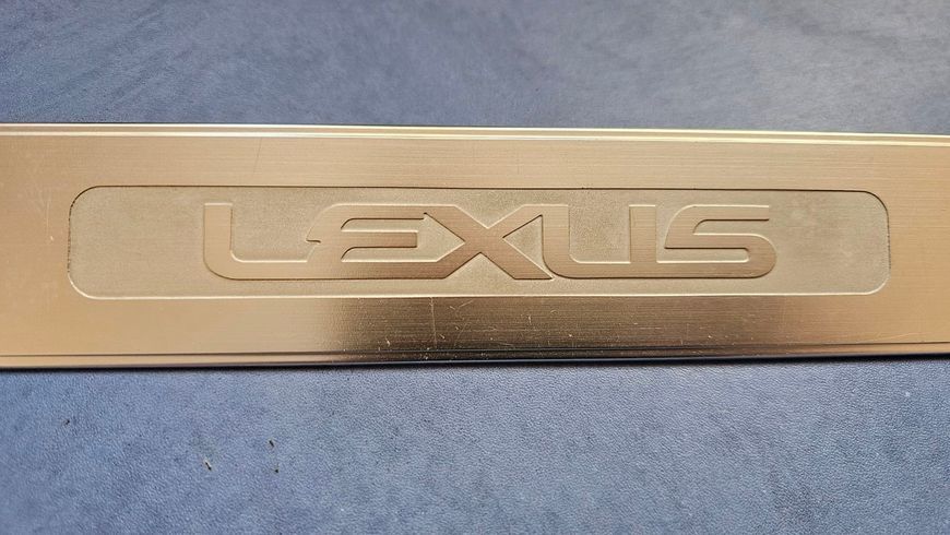 Накладка переднего порога на Lexus GS 2005-2012 г.г. LXS-GS-2005 фото